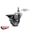 Service Caster 3 Inch Semi Steel 12 Inch Threaded Stem Caster with Brake SCC-TS20S314-SSS-PLB-121315 - alternate 4
